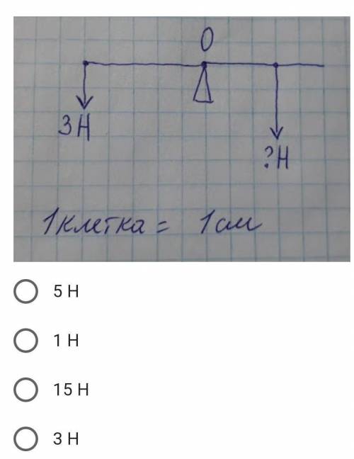 Определите неизвестную силу изображенную на рисунке​