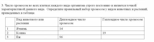 Помгиоте по биологии 3 задание​