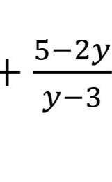 Выполните действия: б) 2-3у/у2-9+5-2у/у-3​