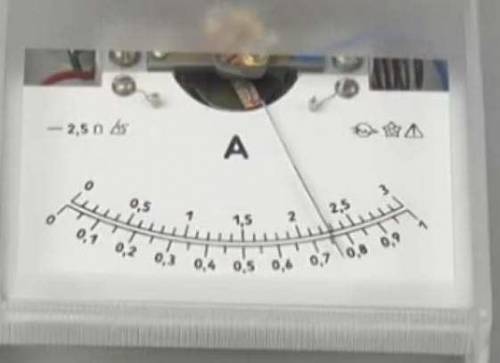 Скажите показания, которые показаны на амперметре и вольтметре.