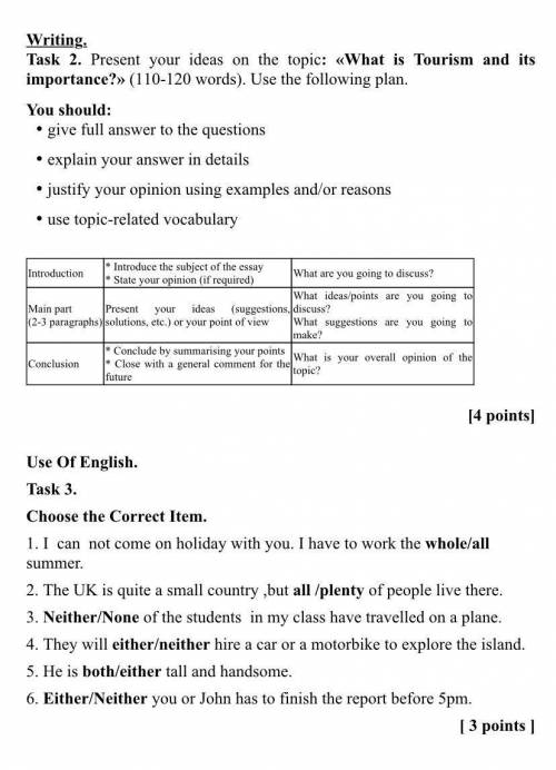 Эссе на английском что такое туризм и его значение . Task 2.