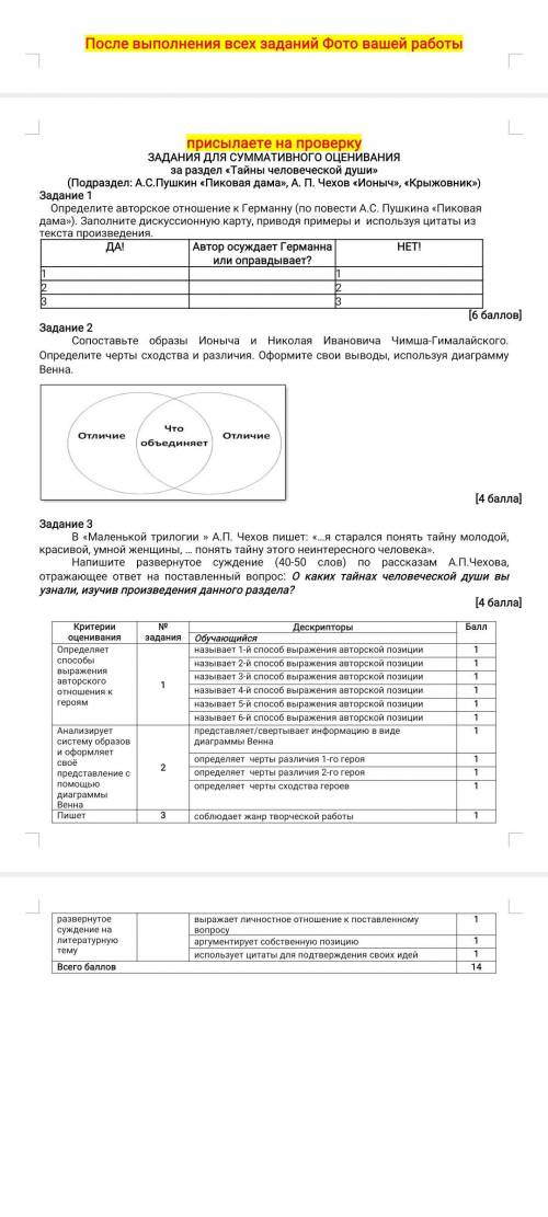 Определите авторское отношение к Германну (по повести А.С. Пушкина «Пиковая дама»). Заполните дискус