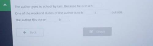 Everyday housework duties Read the text and complete the sentences by typing in no more than two wor