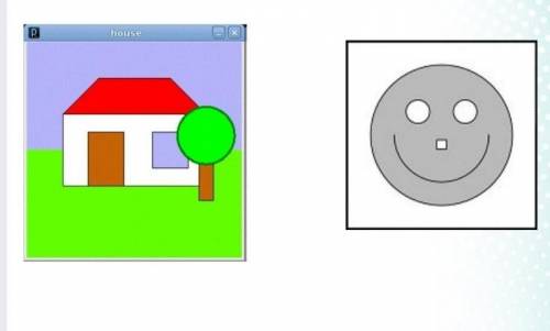 tkinter (python) нарисовать смайлик и домик [указано на рисунке] надеюсь на скорый ответ P.s нарисов