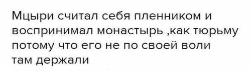 Почему мцыри считает себя пленником и воспринимал монастырь как тюрьму?