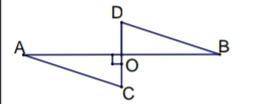На рисунке ∠ВОD=90°; точка О – середина АВ, АС║ВD. Докажите,  что О – середина СD.