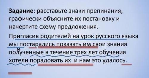 Расставьте знаки препинания графически объясните их постановку и начертите схему предложений ​