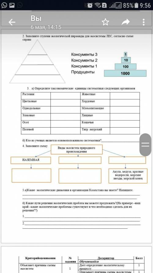 Главное на задание 5 ответьте Сор Естествознания