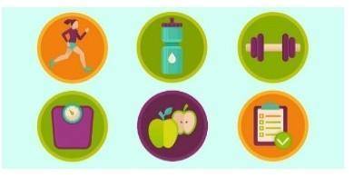 Look at some healthy habits pictures and brainstorm your ideas. Write about healthy lifestyle. What