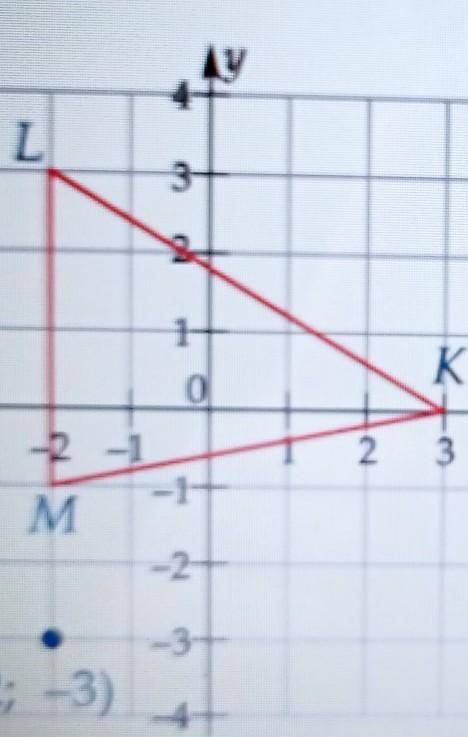 2. Вычисли площадьТреугольника KLM.S =