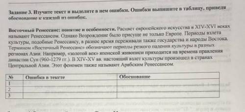 изложите текст выделите в нём ошибки ошибки Выпишите в таблицу Приведите обоснование каждой ошибки В