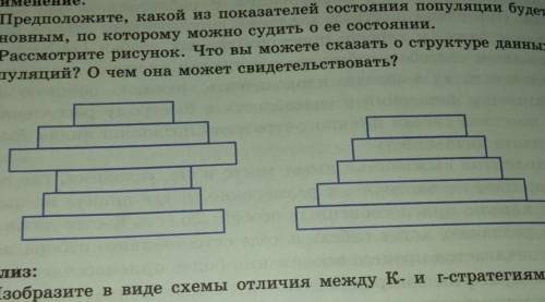 Применение: 1. Предположите, какой из показателей состояния популяции будет основным, по которому мо