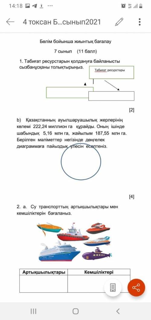 Су транспортың артықшылығы мен кемшілігін бағалаңыз. Пллтт помгите