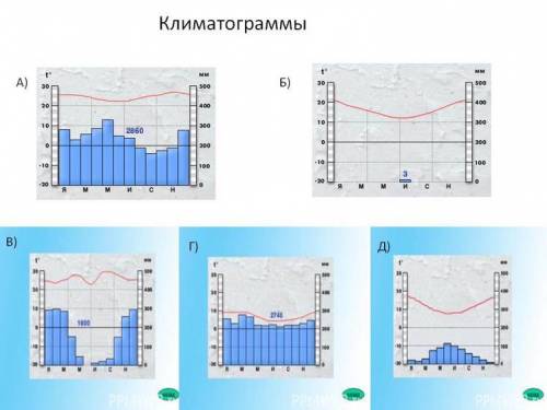 Нужно опередить тип климата. И по каким признаками вы определили тип климата.