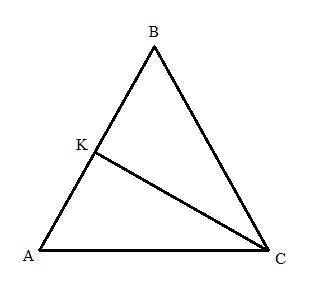 с задачей по геометрий, у меня сейчас СОч. В треугольнике ABC, ∠A=100, ∠C=40. а) Докажите что треуго