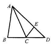 1.Укажіть усі трикутники, зображені на рисунку, однією з вершин яких є точка А. ∆BAC, ∆ACE, ∆DAE ∆BA