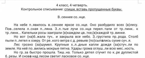 сделайте соч это ряд соч надо списать и вставить буквы​