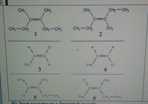 Определи цис и транс изомеры назовите их по номерам юпак​