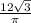 \frac{12\sqrt{3} }{\pi }