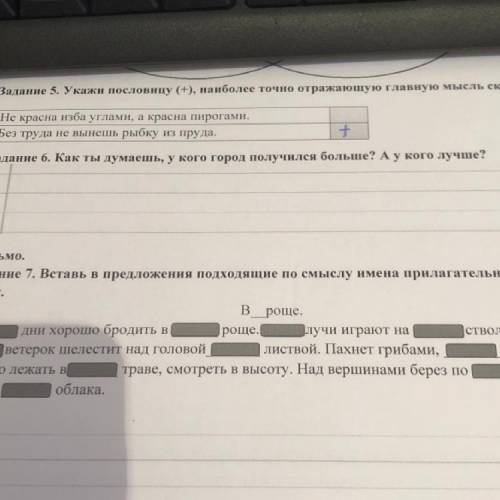 Задание 6. Как ты думаешь, у кого город получился больше? Ау кого лучше это