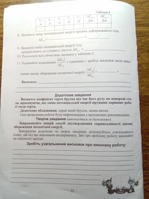 ЛАБОРАТОРНАЯ РАБОТА ПО ФИЗИКЕ 9 КЛАСС Вивчення закону збереження механічної енергії