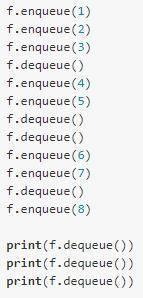 Предположим, что переменная f относится к пустой очереди, определенной и созданной правильно. Что бу
