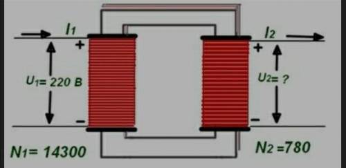 На рисунке изображен трансформатор: а)какой это трансформатор:повышающий или понижающий?b)почему пер