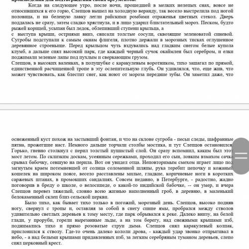 Проанализируйте отрывок из произведения В. В. Набокова «Рождество». Как восприятие пейзажа характери