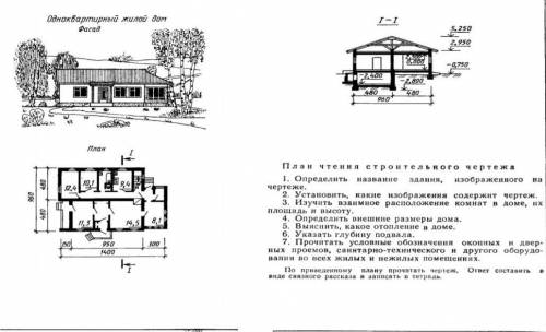 Написать чертеж по карточке​