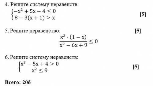 Решите неравенство x^2*(1-x)/x^2-6x+9⩽0