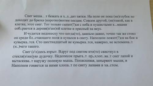 Диктант по русскому нужно поставить запятые, и расставить буквы