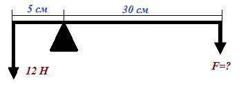 На картинке локоть находится в равновесии. Найдите длину большого плеча