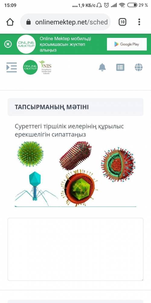 Суреттегі тіршілік иелерінің құрылыс ерекшелігін сипаттаныз