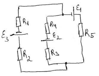 В цепи даны все сопротивления и ЭДС. Внутренними сопротивлениями источников тока пренебречь. Определ