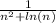 \frac{1}{n^2+ln(n)}