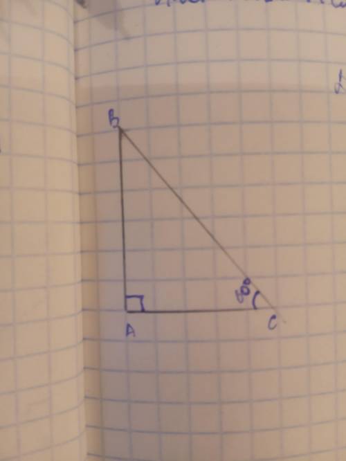 Треугольник ABC - прямоугольный Угол с = 60 градусов Сумма гипотенузы и меньшего катета = 30 см Найт