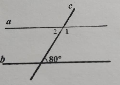 Дано: a II b найти :<1,<2​