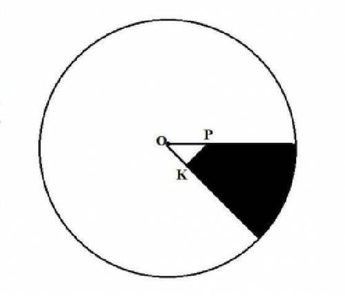 Геометрия. кто может решить? на рисунке изображён сектор круга с центром в точке О и радиусом, равны