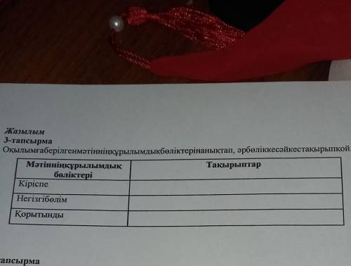 Оқылым 2-тапсырмаМәтінді түсініпоқы. Тапсырмалардыорында.1«Аватардың тілін білетін АрманКүн жексенбі