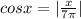 cosx=|\frac{x}{7\pi } |