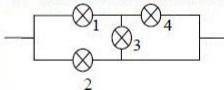 Одинаковые лампочки включены в цепь, какая будет гореть ярче?