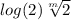 log(2) \sqrt[m]{2}