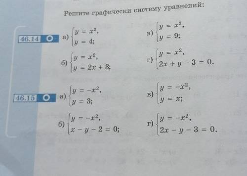 Решите №46.14 и 46.15 только под буквами в,г​