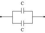 Найдите емкость системы конденсаторов. Емкости всех конденсаторов одинаковы и равны 2 мкФ. ответ выр