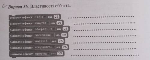 Назвіть Властивості об'єкта