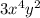 3x^4y^2