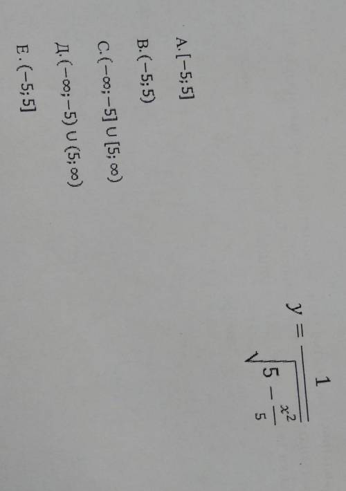 Найдите область определения функции: ​ответ: Вно нужно решение