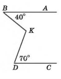 На малюнку АВ||CD знайдіть кут BKD​