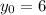 y_{0} = 6