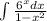 \int \frac{6^xdx}{1-x^2}